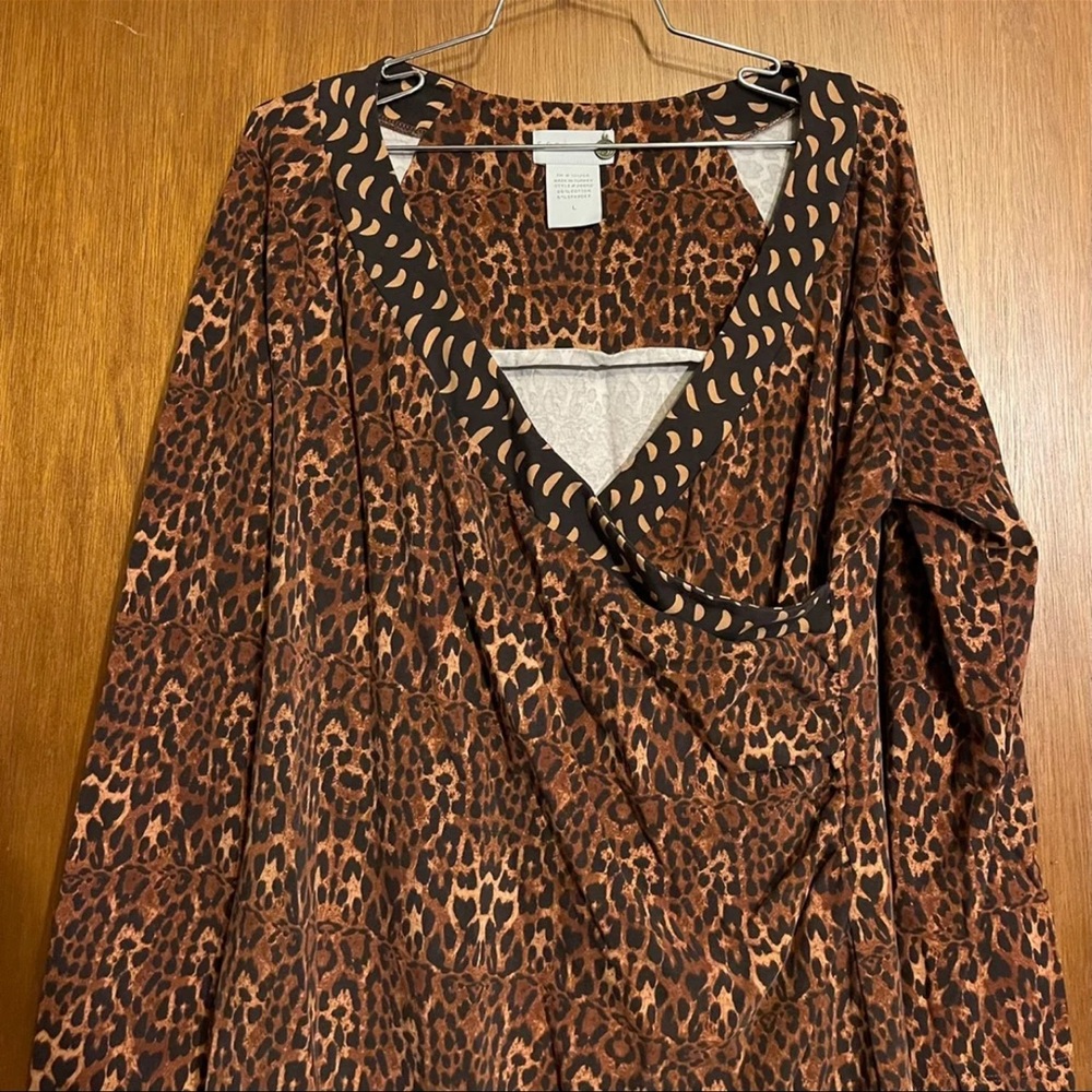 Soft Surrounding Leopard Print Woman's Classic Dr… - image 2